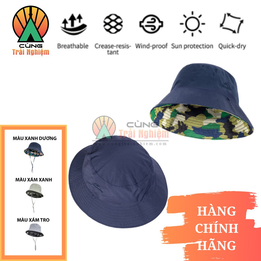 [CHÍNH HÃNG] Mũ Tai Bèo, Nón Bucket xinh Chống Nắng, Chống Tia UV Cho Du Lịch, Câu Cá, Cắm Trại Naturehike NH18H008-T 👒