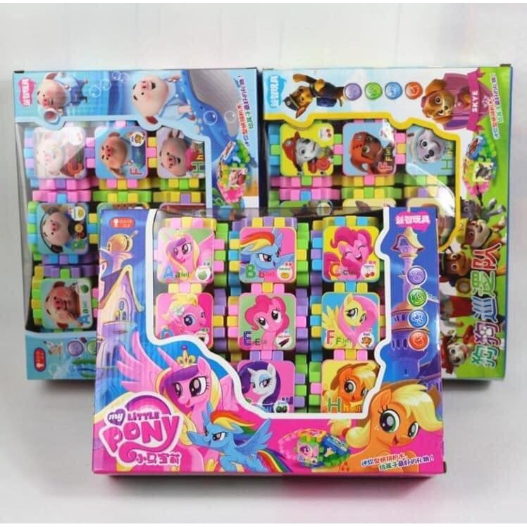 Bộ Đồ Chơi Xếp Hình Lợn - Đồ Chơi Xếp Hình Thú Ngộ Nghĩnh Cho Bé