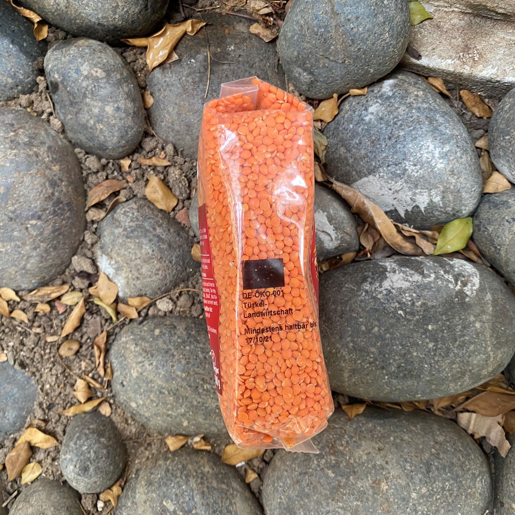 [Date T5/2022] Đậu lăng đỏ hữu cơ Davert 500g