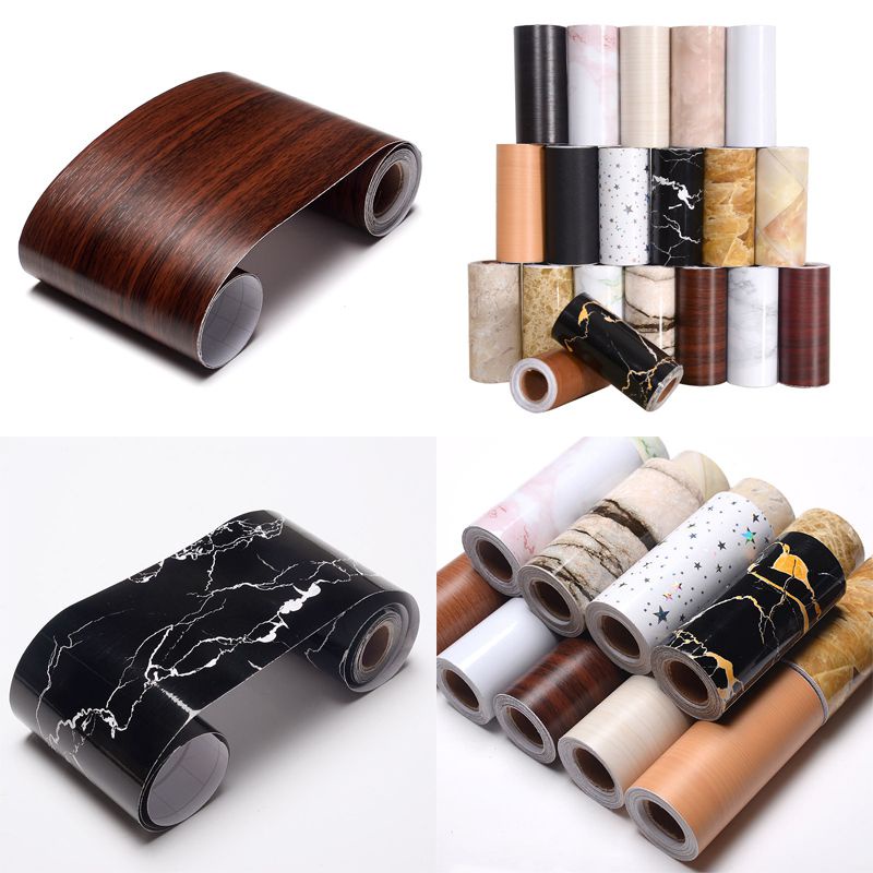 Cuộn Băng Dán Viền Gạch Lót Sàn Bằng PVC Chống Nước Dài 5M