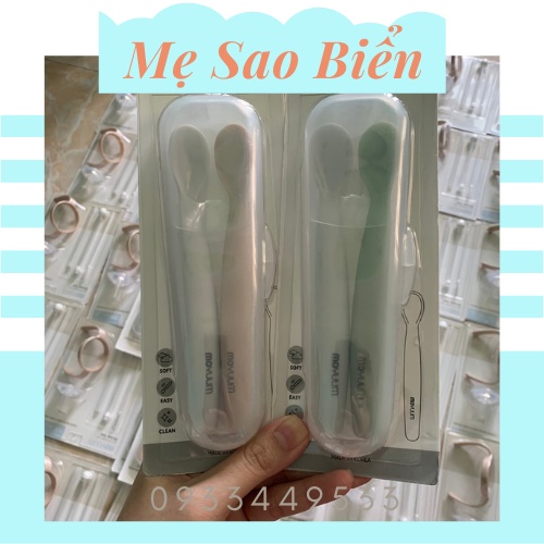 Thìa silicon MOYUUM Hàn Quốc