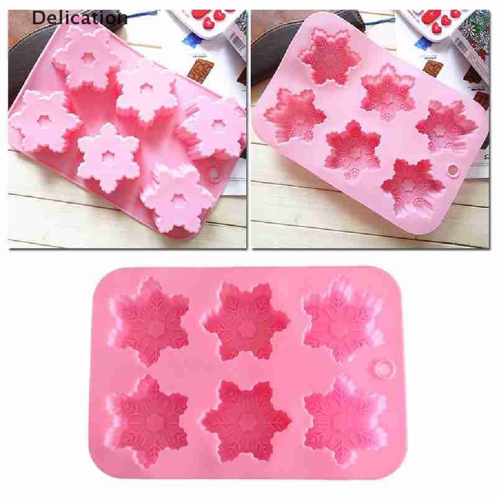 Khuôn Silicone Hình Bông Tuyết Giáng Sinh