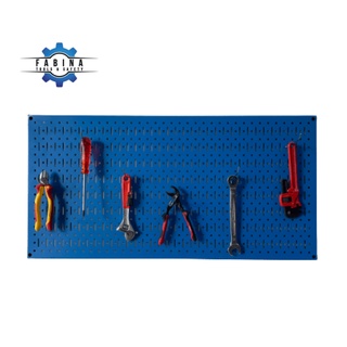 Tấm lưới Pegboard xanh dương mờ treo tường đa năng FABINA