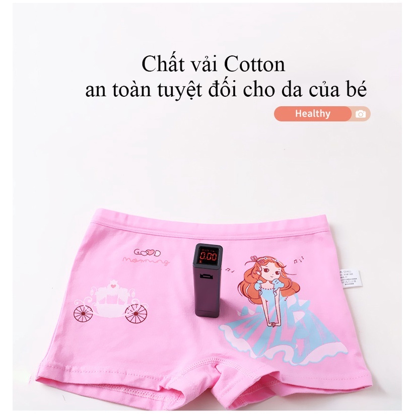 Combo 5 chiếc quần chíp bé gái quần lót cho bé gái cotton cao cấp nhiều họa tiết