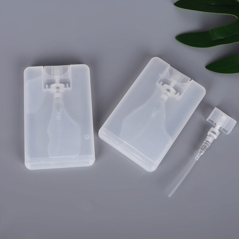 [Hàng mới về] Chai chiết nước hoa dạng xịt kiểu thẻ bằng nhựa rỗng 20ml dành cho đi du lịch