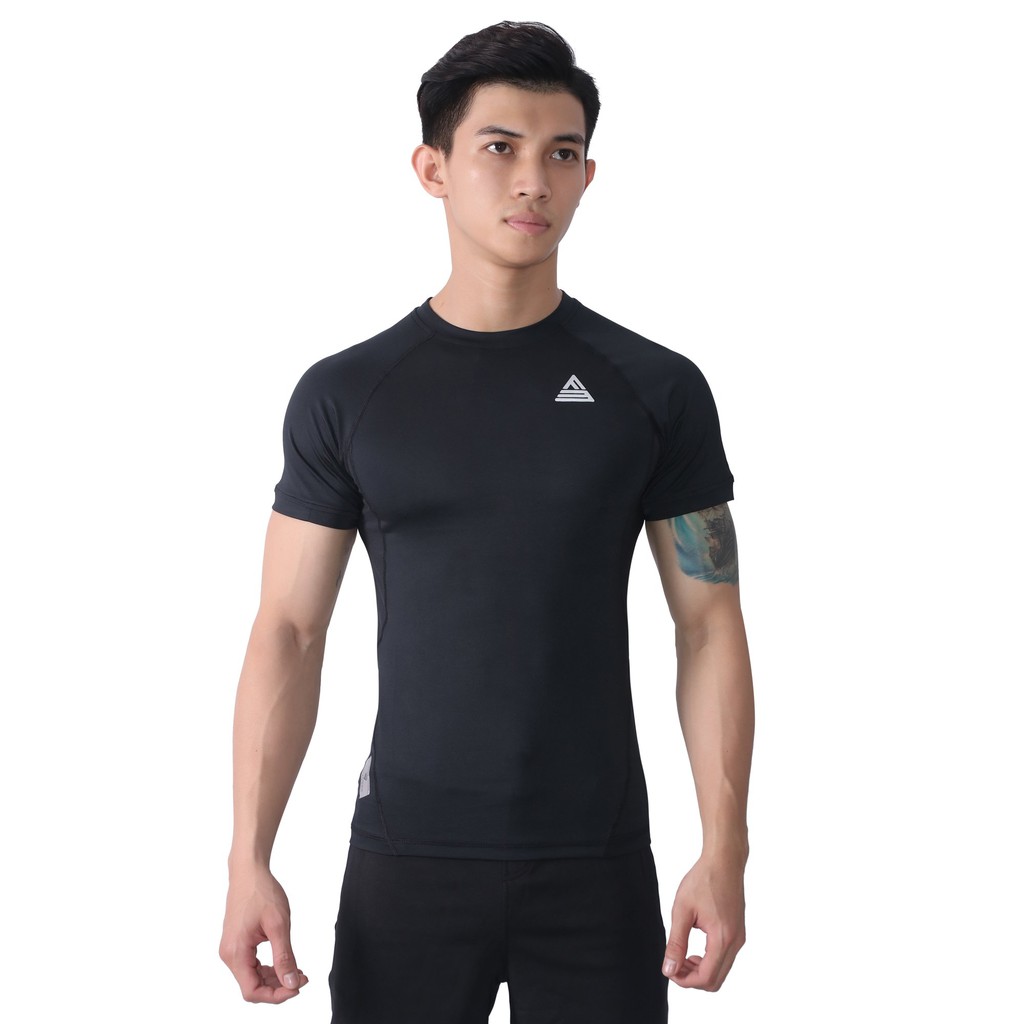 [Mã PMSAS18 giảm 3K đơn 50K] Áo Tập GYM Ôm Body Nam Tay Ngắn  FITME COMPRESSION