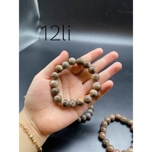 Vòng Tay Gỗ Hoá Thạch Phong Thuỷ Tự Nhiên