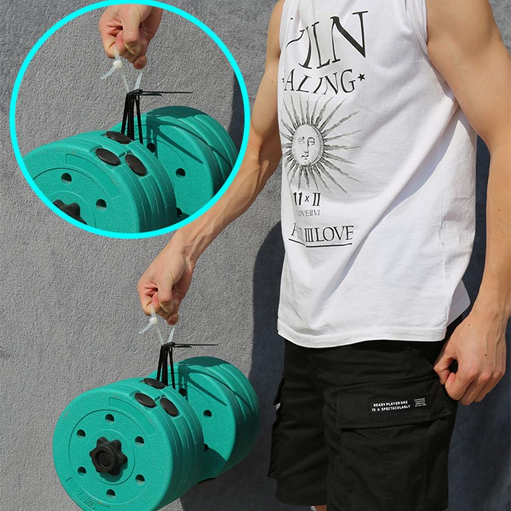 Vòng Khóa Dây Cáp Tự Khóa Bằng Nhựa Nylon Màu Trắng / Đen Thanh Lịch