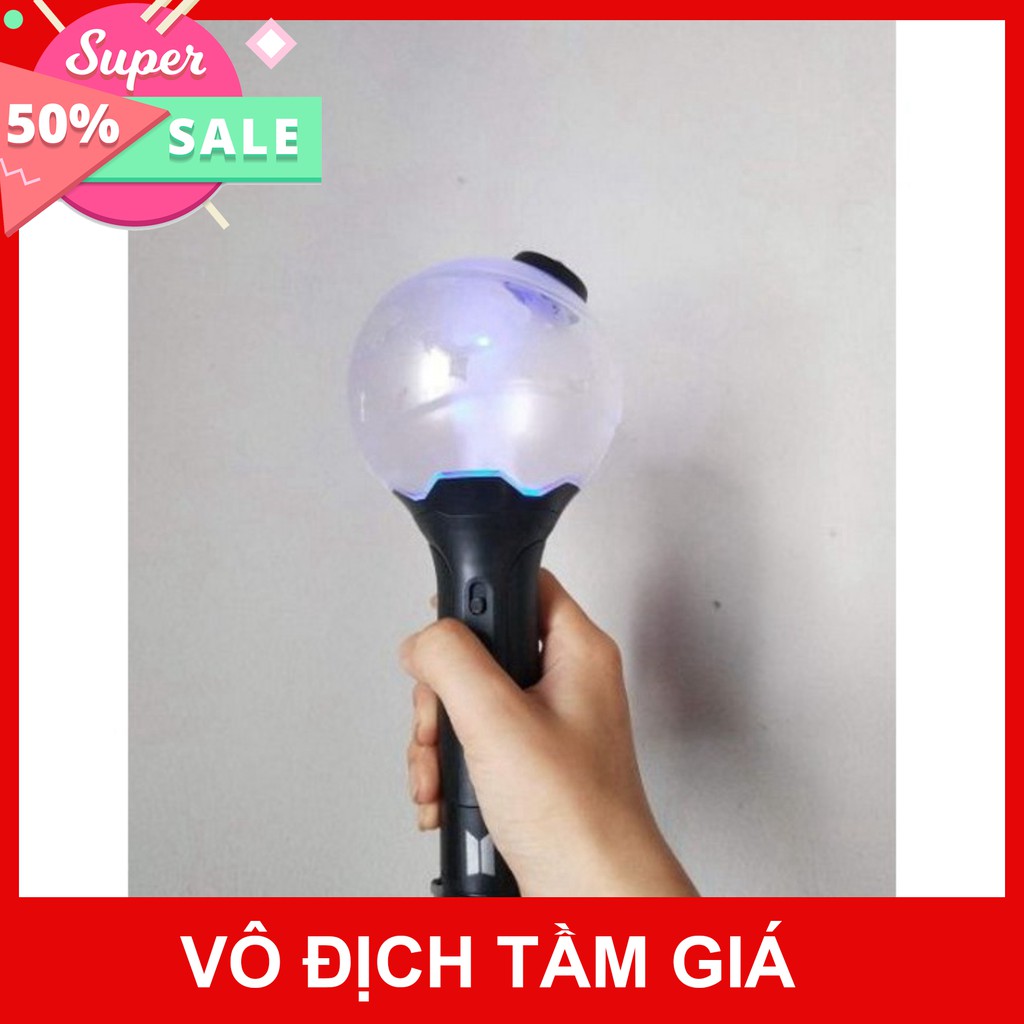 Chuyendokpop Bomb bts ver 3 lightstick đèn phát sáng cổ vũ unoff hàn quốc, phong cách hàn quốc, idol CẢM ƠN ĐÃ TIN TƯỞNG