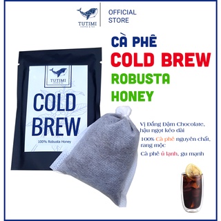 Cà Phê Cold Brew Robusta Honey TuTiMi, đắng đậm, thơm nồng, gu mạnh