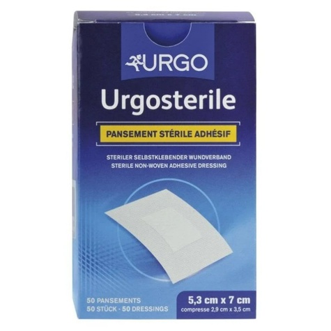 ✅ URGOSTERILE (5cm x 7cm) - Băng cá nhân vô trùng, dùng cho các vết thương có diện tích lớn như các vết mổ (Urgo)
