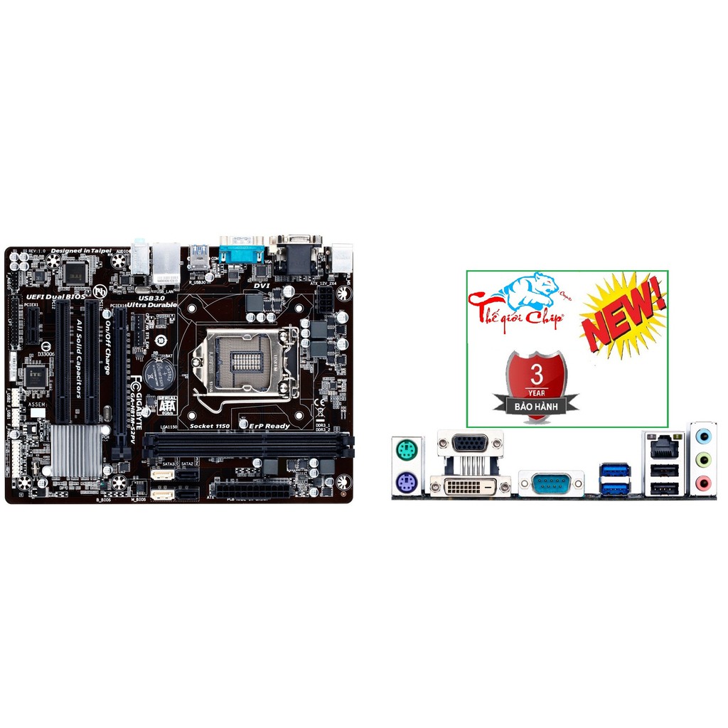 Bo Mạch Chủ (Mainboard) Gigabyte H81M-S2PV (CTY Box-3 Năm)