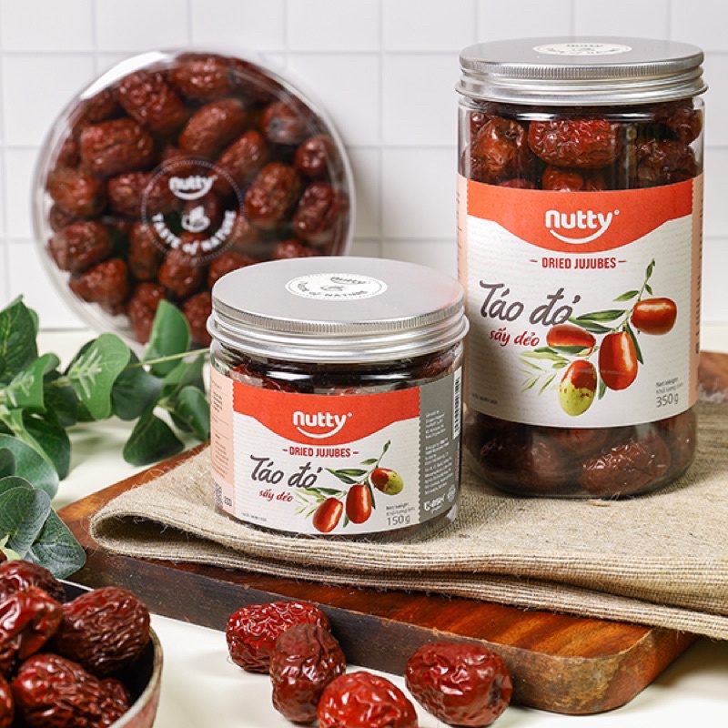 Táo Đỏ Sấy Dẻo Tân Cương Nutty 350g