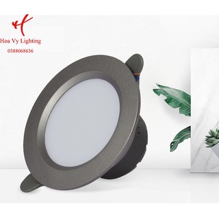 Đèn led âm trần downlight 5W đổi màu 3 chế độ