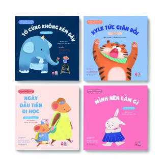 Sách - bộ 4 cuốn những câu chuyện ở trường của bé