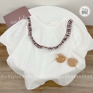 ÁO TAY LỠ CỔ PHỐI BÈO