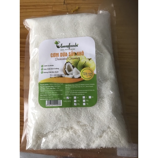 Cơm Dừa Sấy Vụn 500g