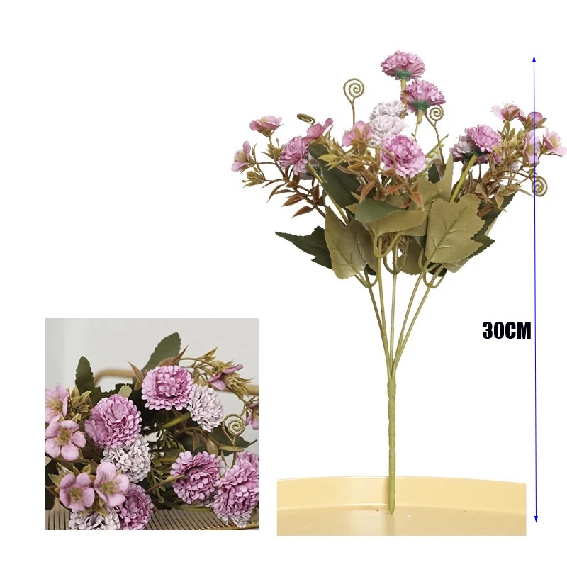 1 Bó Hoa Cẩm Chướng Giả Bằng Nhựa Trang Trí Bàn Tiệc Cưới/ Ngày Của Mẹ Phong Cách Châu Âu