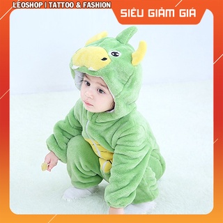 Bộ Đồ Thú Cho Bé 0-3 tuổi ❤️ Bộ Đồ Thú Khủng Long Xanh❤️ FREESHIP ❤️