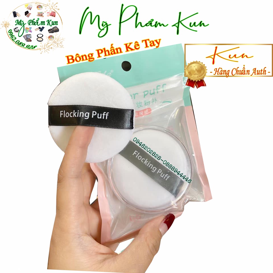 Bông Đánh Phấn - Bông Phấn Puff Kê Tay Siêu Mềm Mịn Không Bám Phấn