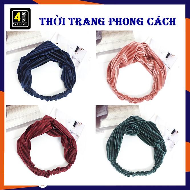 Băng Đô Nhung 3D Nhiều Màu - Bờm Tóc Thời Trang Cá Tính Hàn Quốc