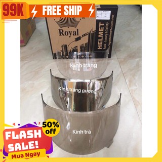 [FREESHIP 90K] Kính Mũ Bảo Hiểm Fullface Royal M136, AGU... (Kính Thay Thế)