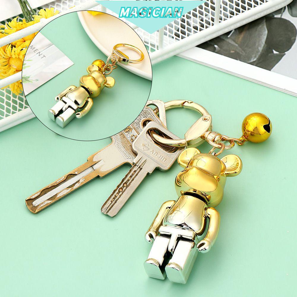 Móc Khóa Nhựa Hình Chú Gấu Hoạt Hình Dễ Thương DIY