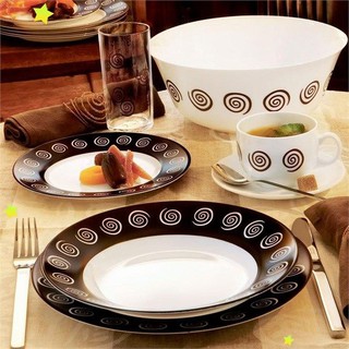 Bộ đĩa Luminarc Siroco Brown 8 chi tiết SR8A