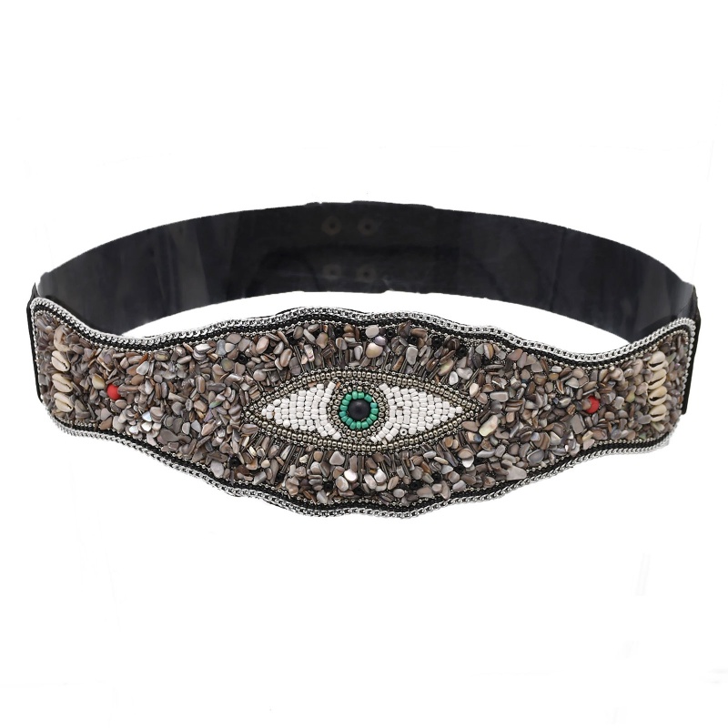 Thắt Lưng Co Giãn Định Hình Mắt Quỷ Thời Trang Tây Tạng Cho Nữ