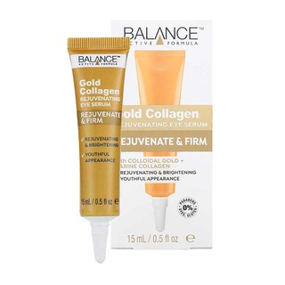 Serum Vàng Dưỡng Mắt Balance Active Formula 15ml Gold Collagen Rejuvenating Eye Serum