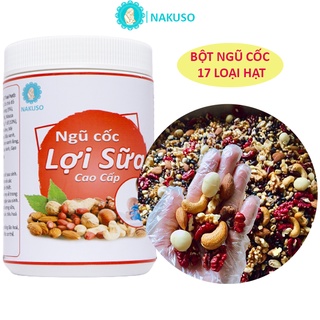 Ngũ Cốc Lợi Sữa Hiệu Quả Cho Mẹ Sau Sinh – Sữa Hạt Cao Cấp 17 Loại Hạt NAKUSO (500Gr)