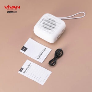 Loa bluetooth mini giá rẻ cầm tay,Loa bluetooth VIVAN VS1 5W,pin 8h,bluetooth 5.0,chống nước,ghép đôi TWS -BH 12T