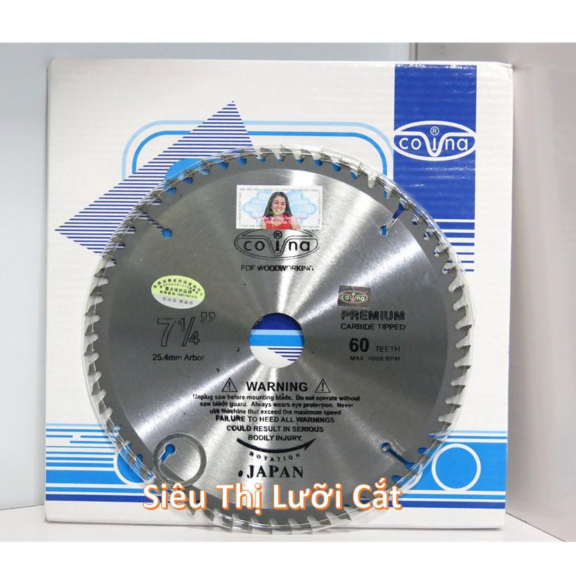 Lưỡi Cắt Gỗ Covina 180-60 Răng - Siêu Bén-Siêu Bền- Tuổi thọ gấp 10 lần những lưỡi khác