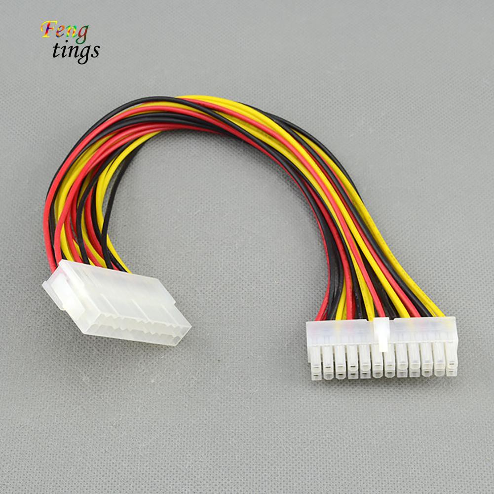 Dây Cáp Nối Dài Nguồn 24 Chấu Đực Sang 24 Chấu Psu Đầu Cái