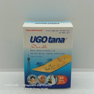 UGO TANA HỘP 30 MIẾNG BĂNG DÍNH CÁ NHÂN BẢN TO