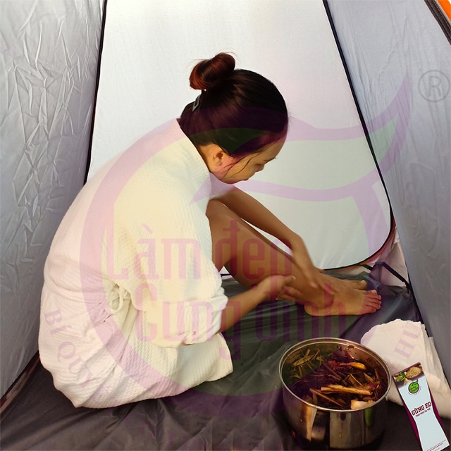 LÁ XÔNG SẢN PHỤ THẢO DƯỢC CUNG ĐÌNH