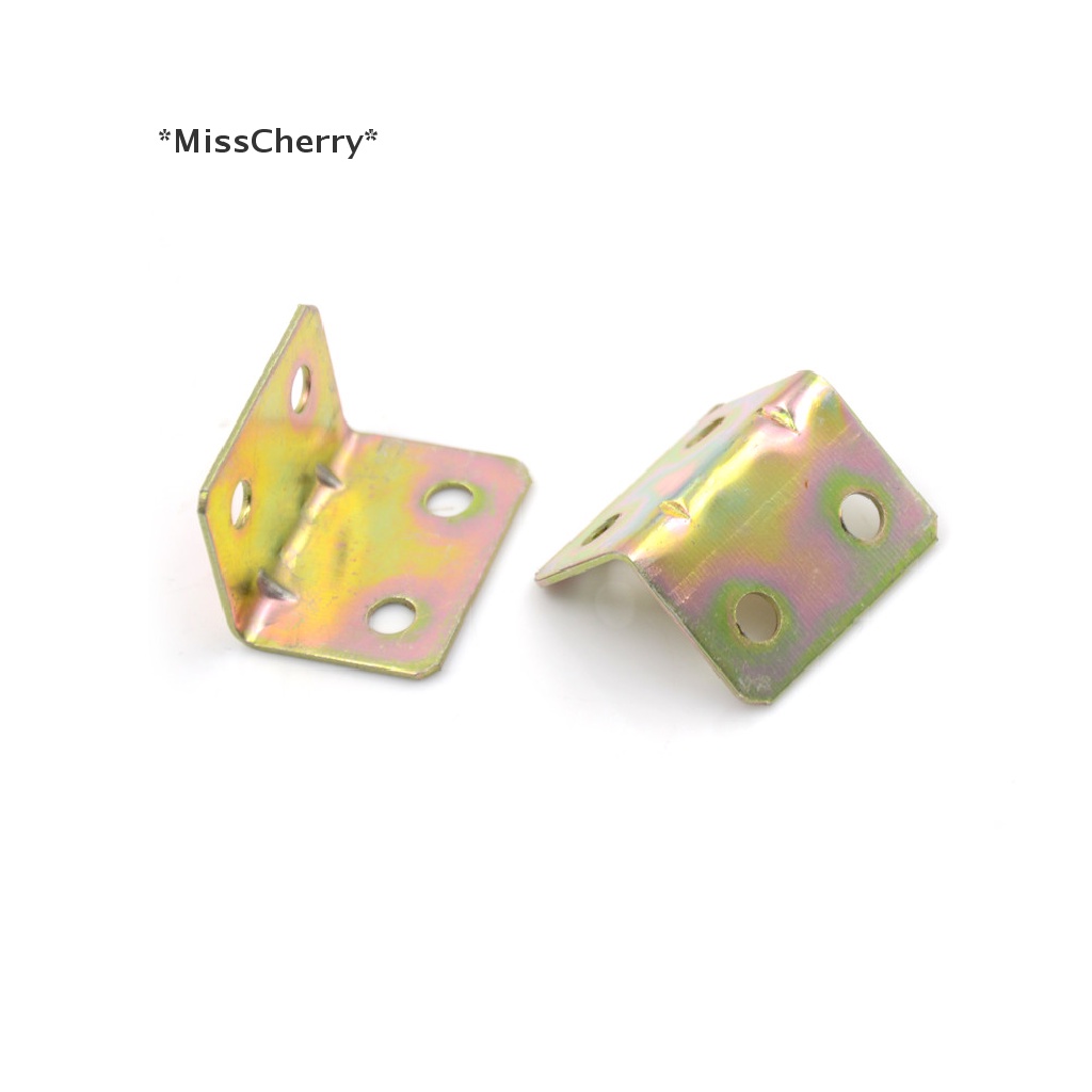 Set 10 Giá Đỡ Góc Vuông 90 Độ Bằng Kim Loại Kích Thước 25x25x16mm