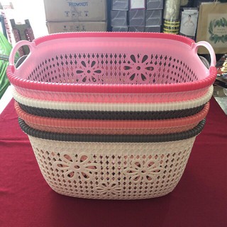 Giỏ hoa nhựa Việt Nhật có quai size bé