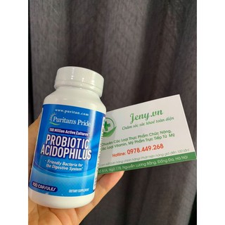 Men vi sinh Probiotic Acidophilus 100v