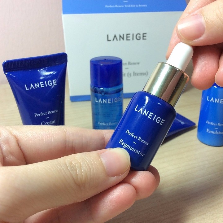 Bộ kit dưỡng mini tái tạo,chống lão hóa Laneige Perfect Renew Trial Kit (5 sản phẩm) - Chip Skincare