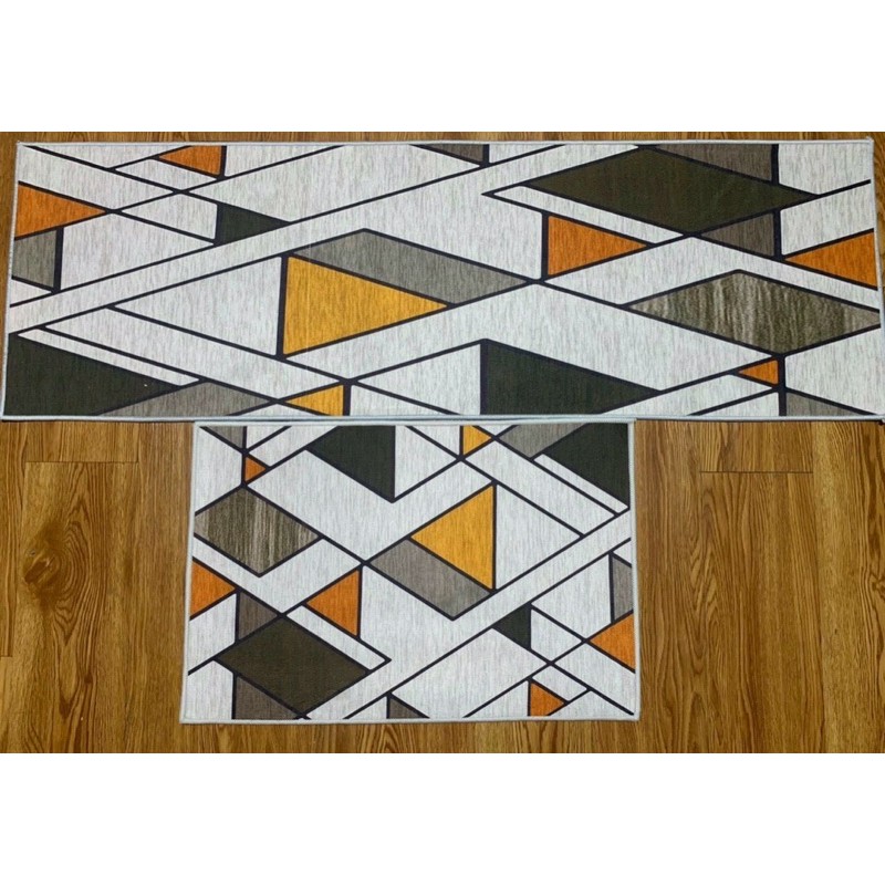 Thảm nhà bếp, thảm 3d {bộ 2 tấm 40*60 và 40*120}