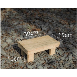 ghế ngồi xổm gỗ cao su