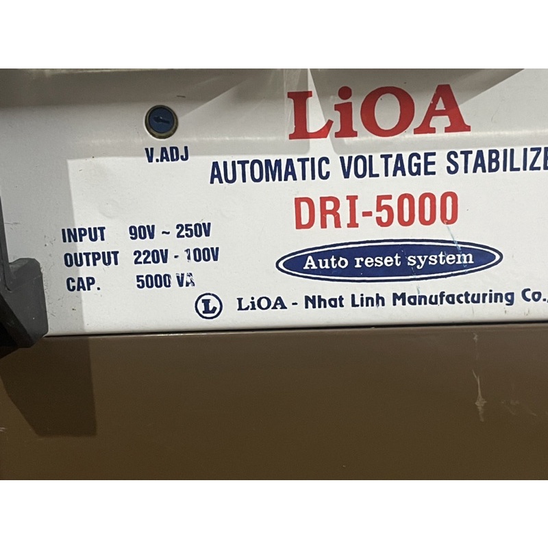 Ổn áp Lioa cũ 5kva dải 90v - 250v