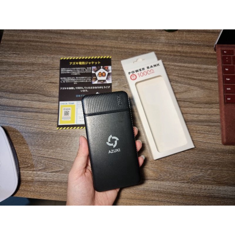 ⚡️  PIN SẠC DỰ PHÒNG AZUKI 10000MAH CHO ÁO SƯỞI ẤM AZUKI ⚡️ CỰC BỀN BH12 THÁNG - HAKARA