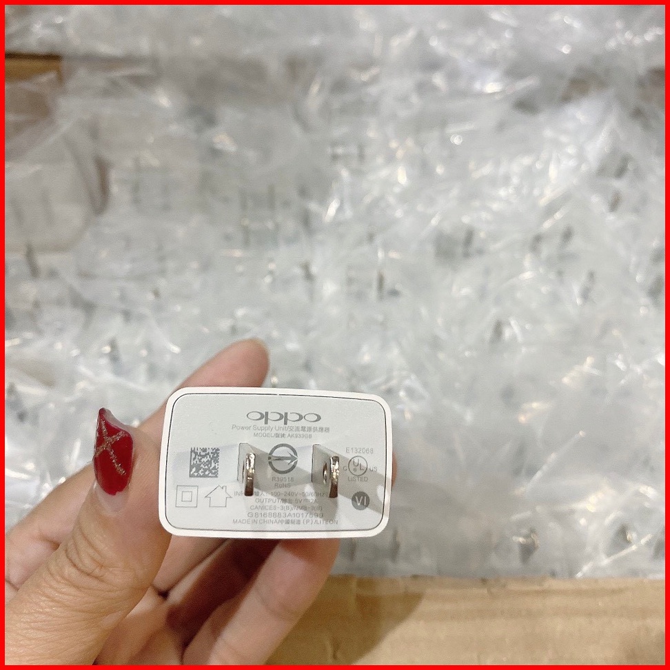 Bộ củ sạc oppo AK-933 . 2A zin củ sạc nhanh oppo🚀Free ship🚀  sạc oppo cáp sạc oppo