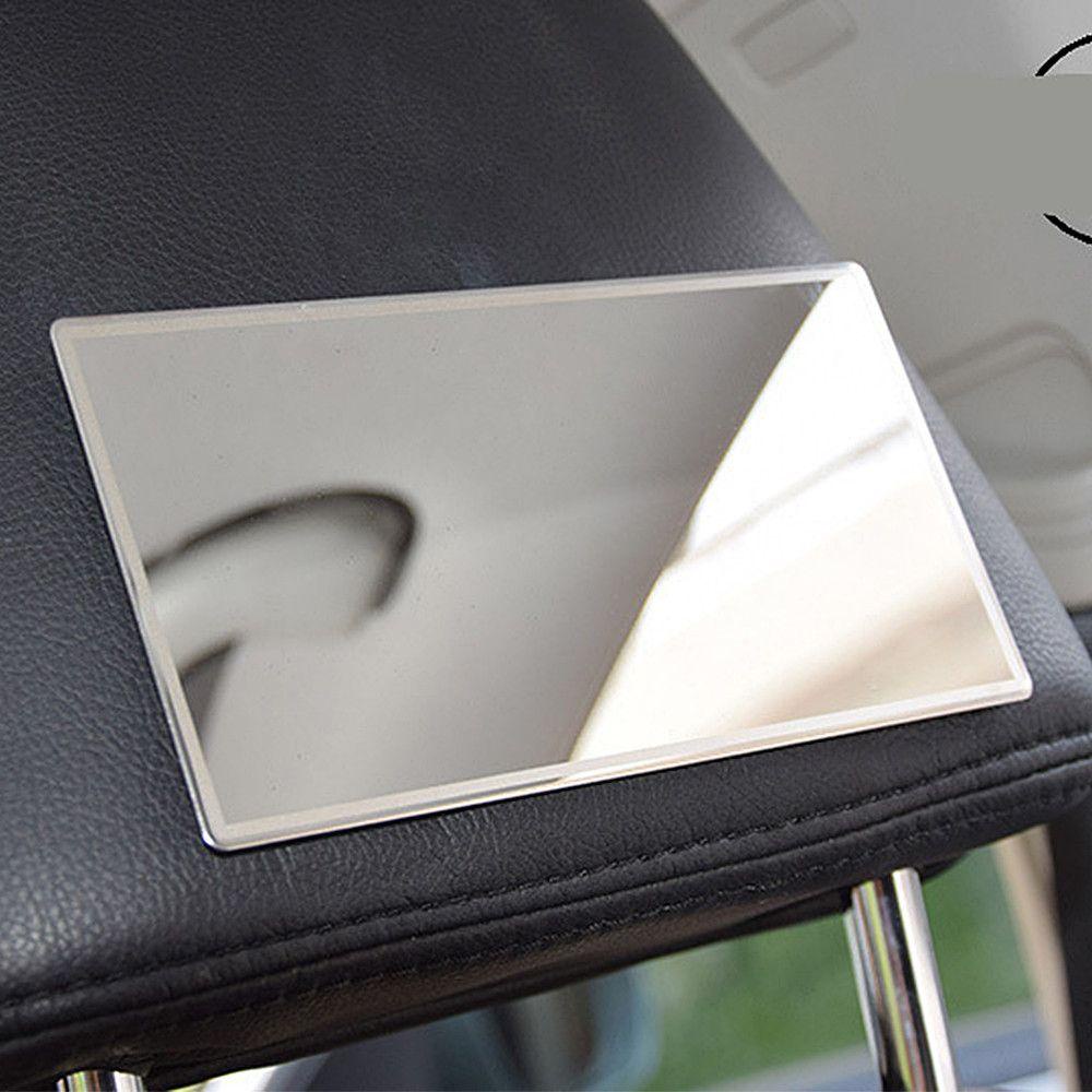 Gương Trang Điểm Xe Hơi HD Bằng Thép Không Gỉ Chống Vỡ