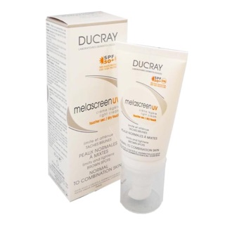 [Kem chống nắng] Melascreen UV Light Cream SPF50+ 40ml - Ducray Melascreen UV Light Cream SPF50 40ml kết hợp mờ đốm nâu