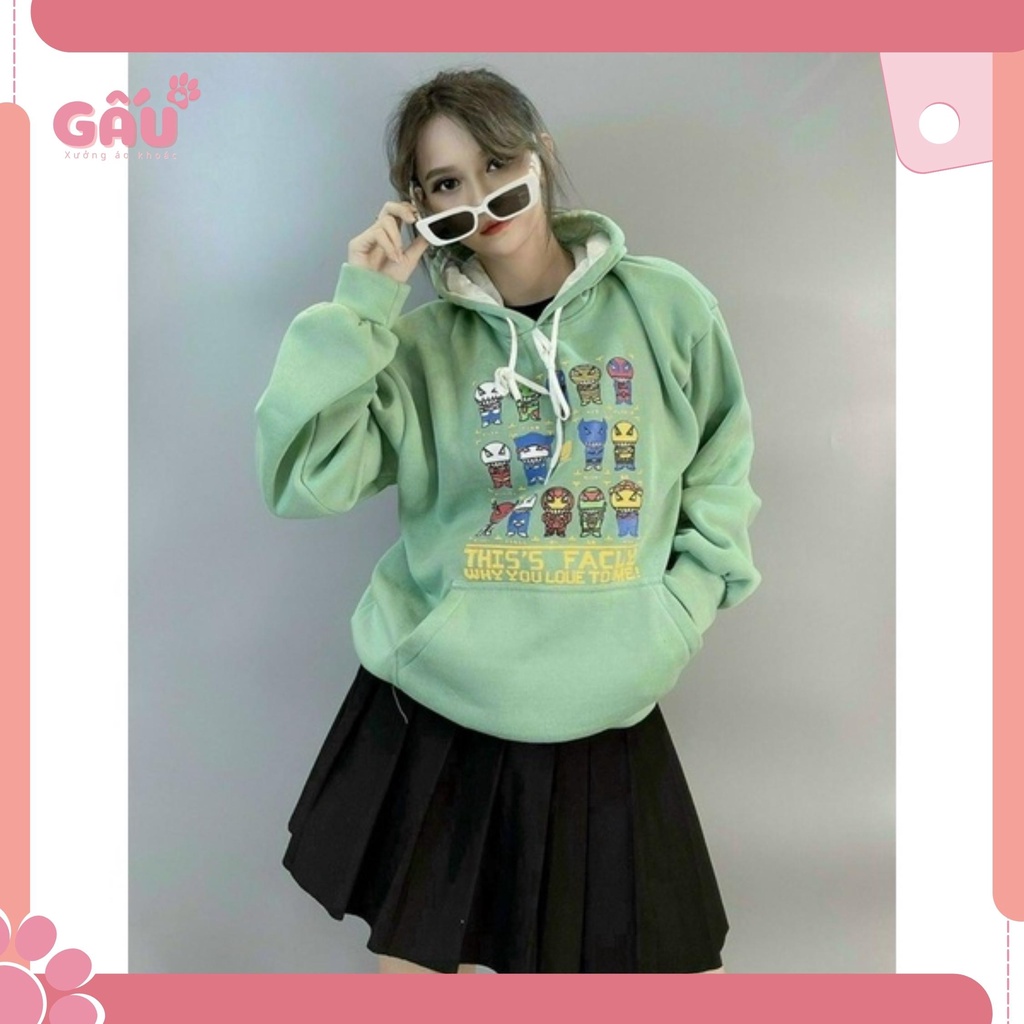 Áo hoodie, áo khoác siêu anh hùng Noel Năm Mới Ping Ping