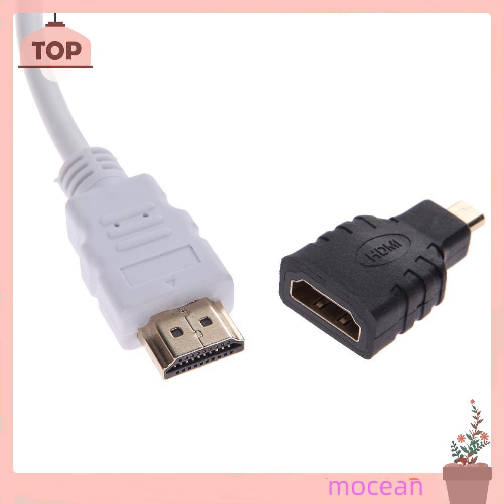 Mocean 1080P Micro HDMI-compatible / Mini HDMI-compatible / HDMI-compatible to VGA Converter Adapter with Audio