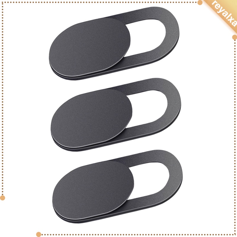 Set 3 Vỏ Bọc Webcam Siêu Mỏng Dạng Trượt Bảo Vệ Riêng Tư Cho Laptop / Máy Tính Đen | BigBuy360 - bigbuy360.vn